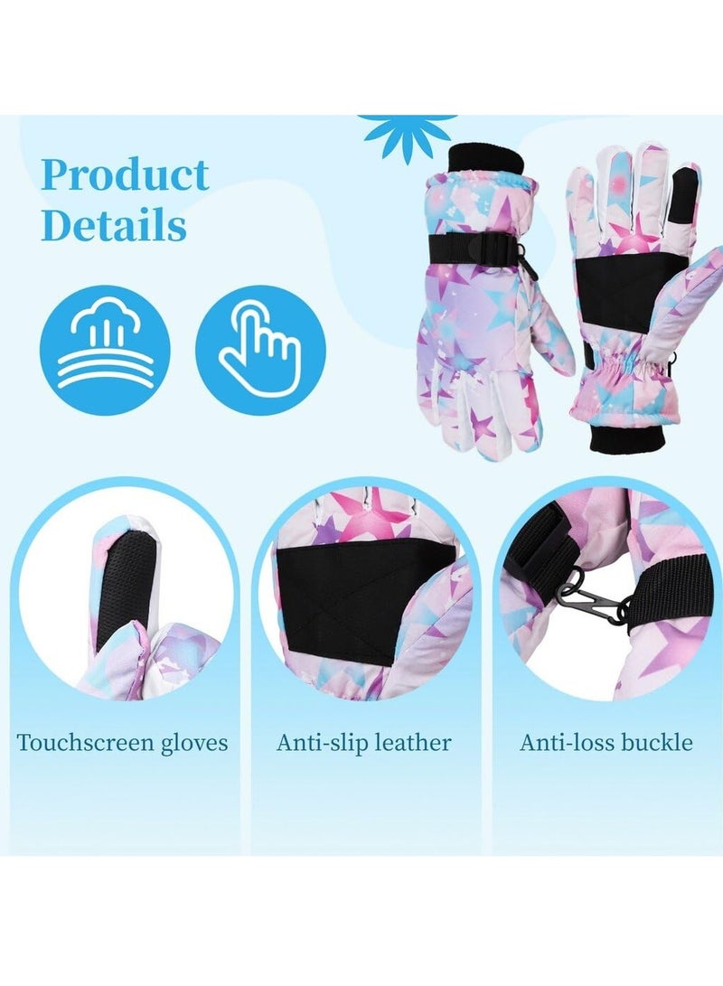 KASTWAVE Winter Gloves for Men Women - Wool Fleece Liner Touchscreen Gloves, Thermal Warm Winter Gloves for Cold Weather - Image 4