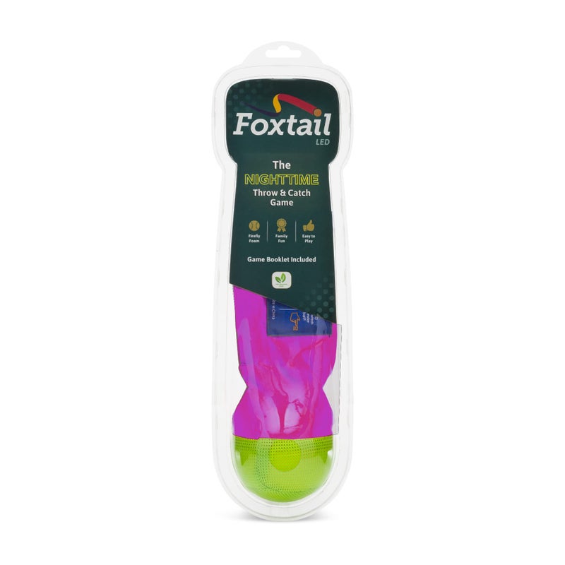 Foxtail LED - Outdoor Throw and Catch Light Up Game - Foam Ball & Tail Glow at Night - Play in The Dark - Fun Gift Idea for Kids & Adults, Boys & Girls - Image 4