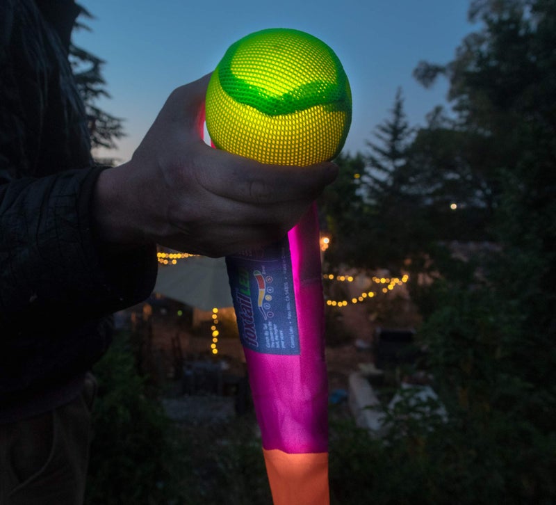 Foxtail LED - Outdoor Throw and Catch Light Up Game - Foam Ball & Tail Glow at Night - Play in The Dark - Fun Gift Idea for Kids & Adults, Boys & Girls - Image 2