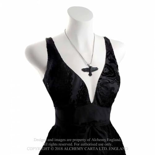 Alchemy Black Raven Alchemy Gothic Necklace - Image 5