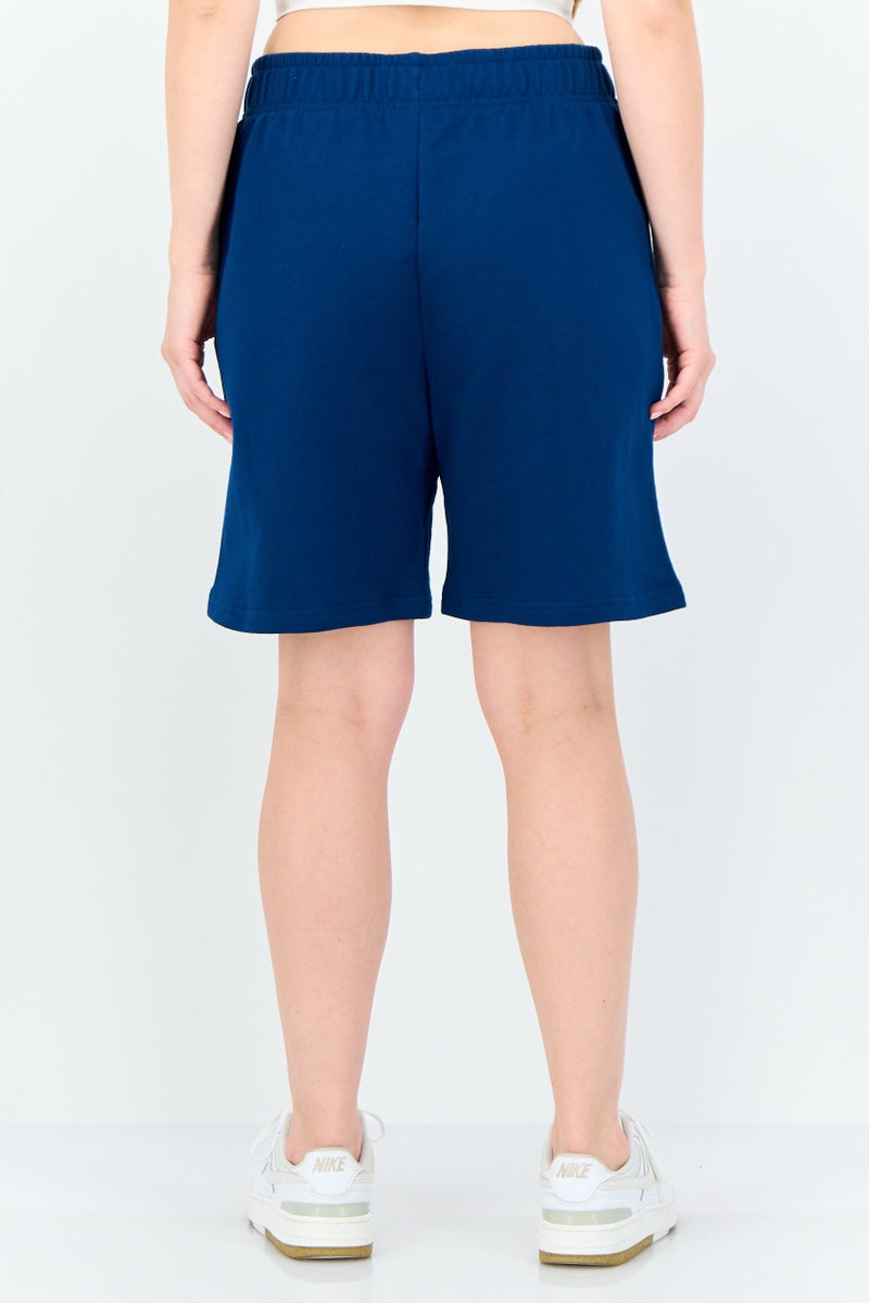 Champion Women Sportswear Fit Embroidered Logo Outdoor Shorts, Blue - Image 4