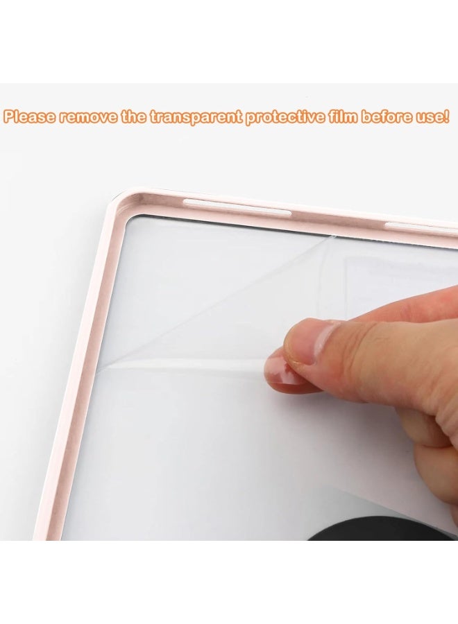 يويو تيك جراب دوار 360 درجة لأجهزة iPad 9 (الجيل التاسع) 2021، وiPad 8 (الجيل الثامن) 2020، وiPad 7 (الجيل السابع) 2019، مقاس 10.2 بوصة، مزود بحامل وزوايا عرض متعددة، وحامل قلم، وغطاء خلفي - أزرق - Image 3
