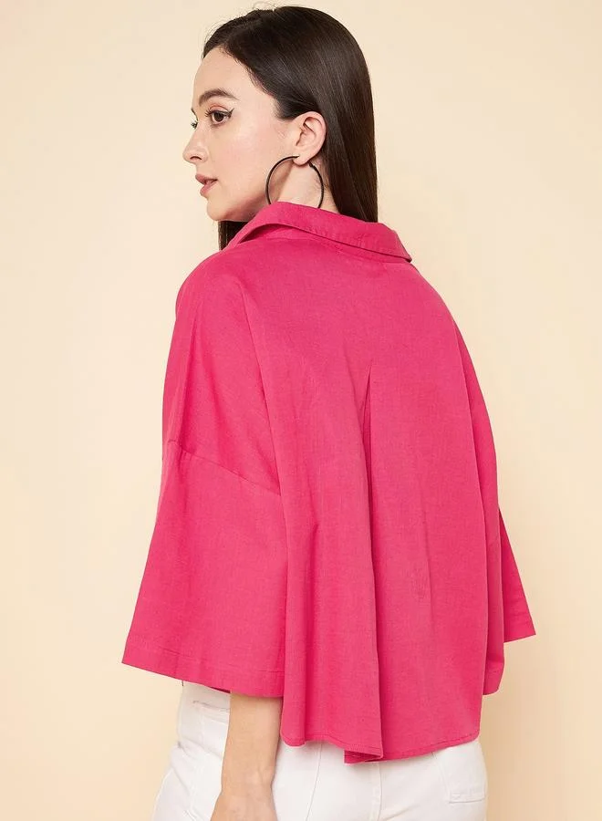 HIGH STAR Women Magenta Shirt
