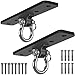 Dolibest Wall Mount Bracket Ceiling Anchor for Home Suspension Training Kit Suspension Straps Gymnastic Rings Yoga Swing Hammock Body Weight Strength Training SystemsBoxing Equipment 2Pcs - Image 3