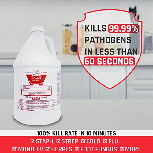 Lucasol ONE Step Hospital Grade Disinfectant (Gallon) - Image 2
