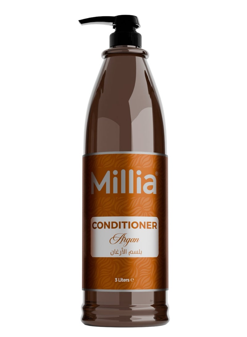 Millia Argan Conditioner 3 Litre – Moisturizing & Repair Care