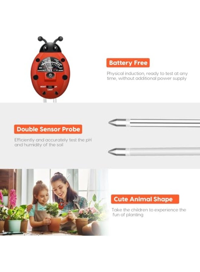 Generic Soil Tester Kit, 3-in-1 Soil Tester with Moisture Meter, Measures Soil Moisture, Light, and pH Levels, Plant Moisture Meter for Indoor and Outdoor Use, Ideal for Gardening and Potted Plants  - Image 4
