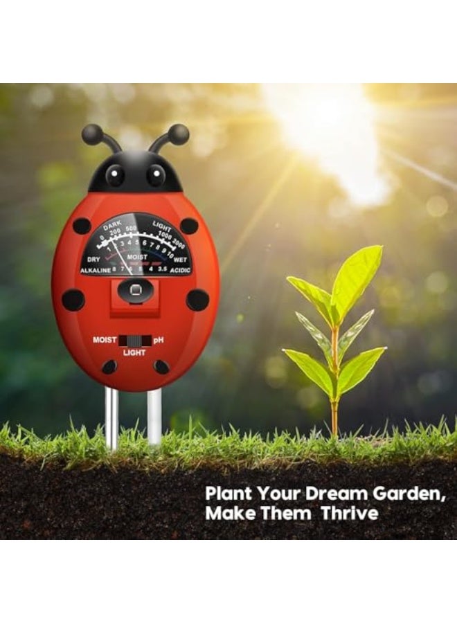Generic Soil Tester Kit, 3-in-1 Soil Tester with Moisture Meter, Measures Soil Moisture, Light, and pH Levels, Plant Moisture Meter for Indoor and Outdoor Use, Ideal for Gardening and Potted Plants  - Image 5