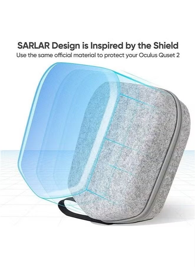 Rock Pow Oculus Quest 2 Carrying Case for Travel and Home - Image 3