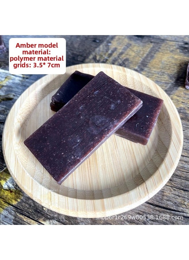 null - Simulation Of Rare And Precious Chinese Herbal Medicine Specimen Model Props More Than 70 Kinds Of Popular Science Propaganda Ornaments Can Be Selected And Invoiced-Color:Dong 'e-Jiao Model - Image 1
