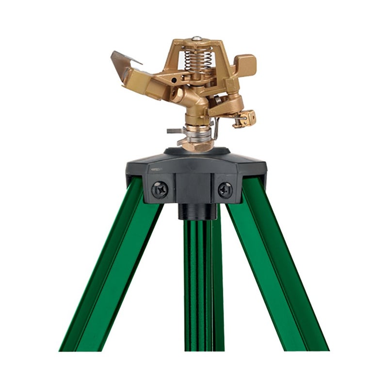 Orbit 56667Z Tripod Lawn Zinc Impact Sprinkler - 360 Degree Rotating Sprinkler Zinc Impact Sprinkler - Image 1