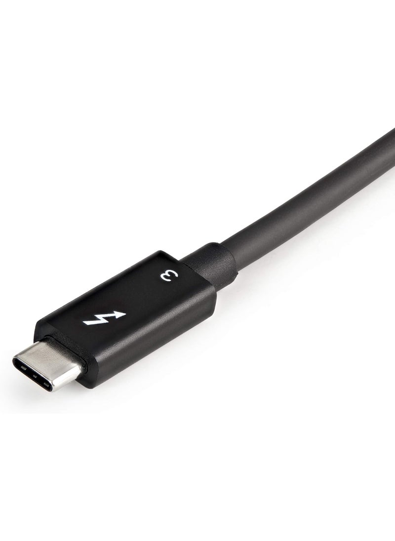 StarTech StarTechcom Thunderbolt 3 to Dual DisplayPort Adapter DP 14  Dual 4K 60Hz or Single 8K5K Thunderbolt 3 to DP Adapter  TB3 to 2x DisplayPort Monitor Video Display Adapter  MacWindows TB32DP14  - Image 3
