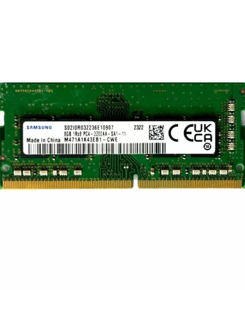 SAMSUNG 8GB DDR4 3200MHz 1.2V 1Rx16 260-Pin PC4 SODIMM Notebook AIO Laptop RAM Memory Module