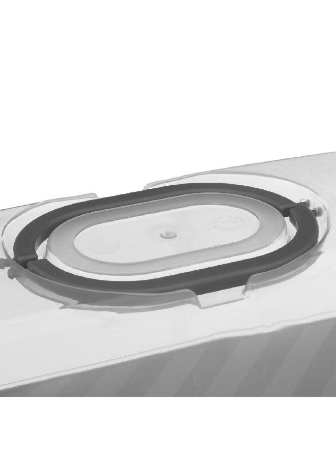 Five Simply Smart Polypropylene Transportable Cake Box Grey and Clear 36 x 16 cm 189340 - Image 5