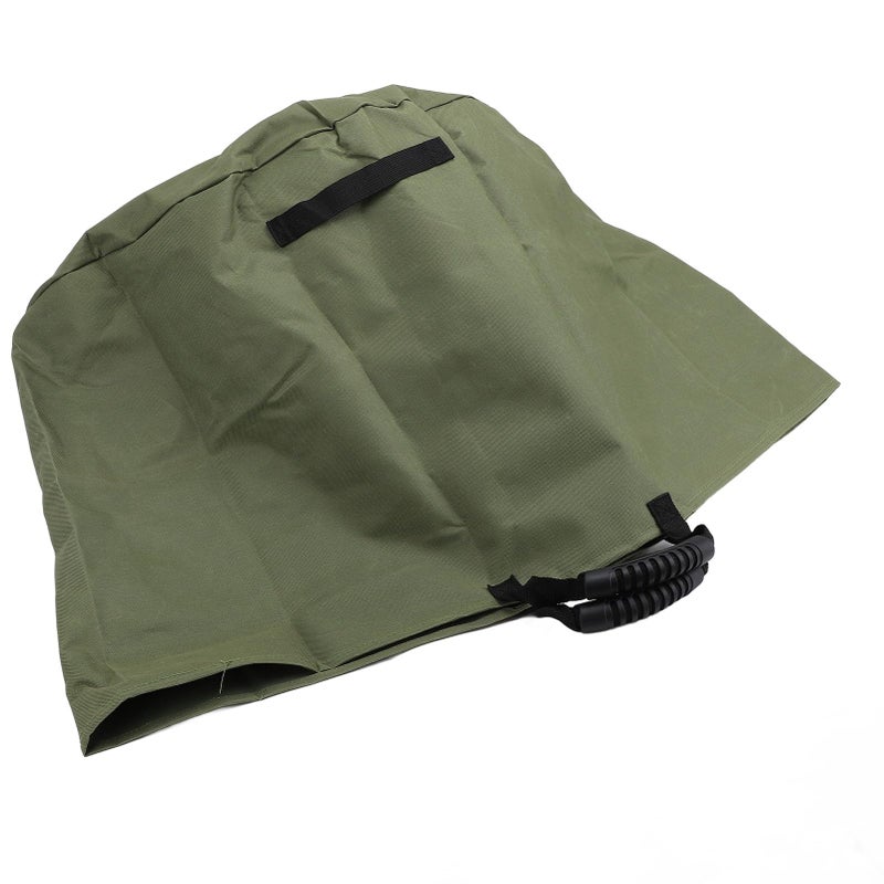 OD Green Heavy Duty Garden Waste Bag 33 Gallons Large Capacity Canvas With Rubber Handles PVC Frame - Image 4