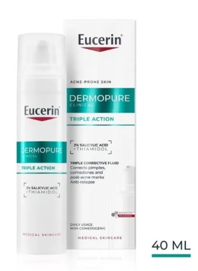 Eucerin dermopure clinical  Triple action Signs of Imperfections, 40 ml - Image 1