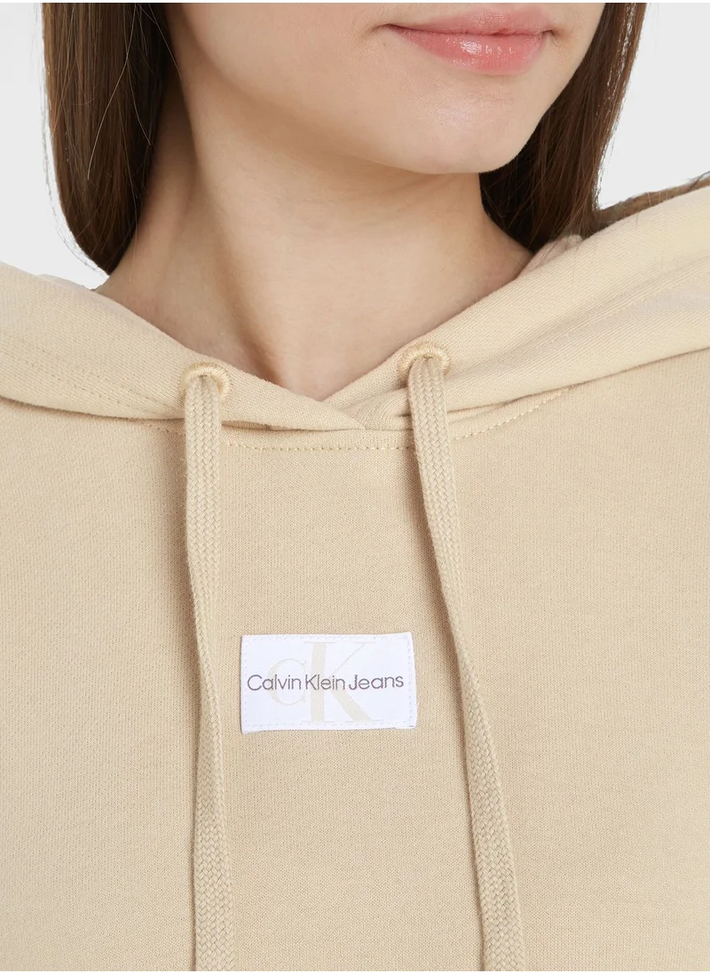 Calvin Klein Jeans Logo Drawstring Hoodie