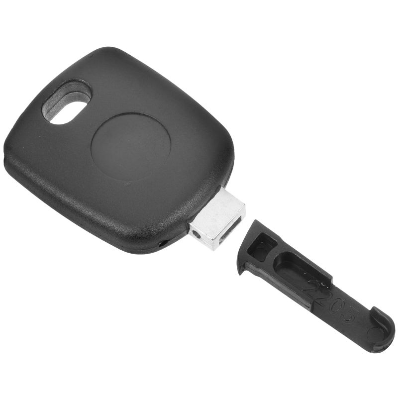 Universal Car Remote Key Fob Cover with Chip Slot Protective Shell 1pc Black - Image 2