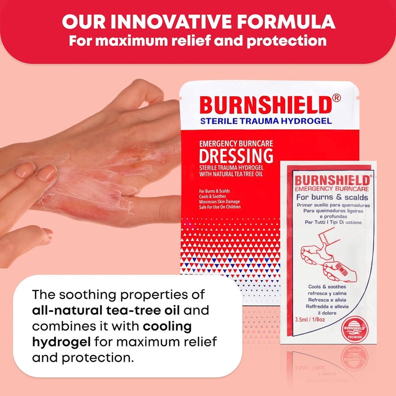 Ever Ready First Aid Emergency Burn Kit in Compact First Aid AllPurpose Resealable Pack for Home Office Travel - Image 2