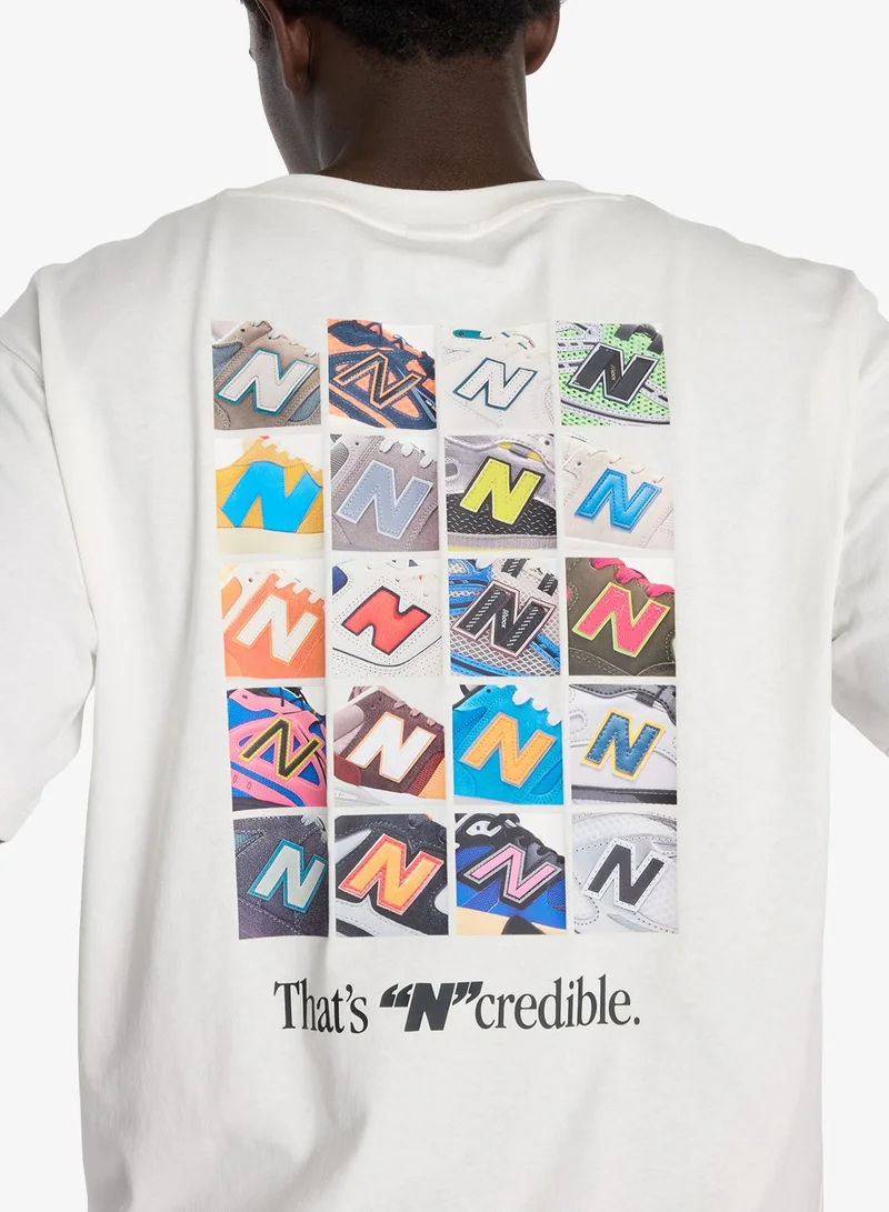New Balance SEA SALT (SST) N Collage T-Shirt for Men | Best Price UAE