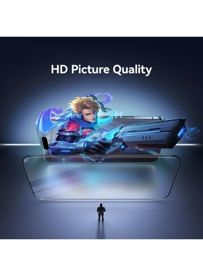 واقي شاشة لموبايل آيفون 16 برو ماكس (iPhone 16 Pro Max) مضاد للكسر و الخدش و بوضوح عالي HD, حماية قصوى للشاشة من الخدوش والكسر - Image 4