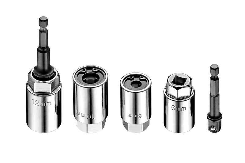 kauplus 4 PCS Metric Stud Remover and Installer Set 38inch 6MM 8MM 12inch 10MM 12MM
