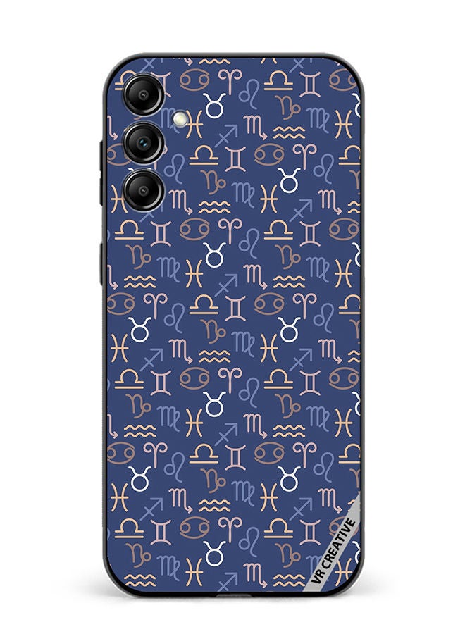 VR CREATIVE Protective Case Cover For Samsung Galaxy M14 Pattern Zodiac Signs Design Multicolour - Image 1