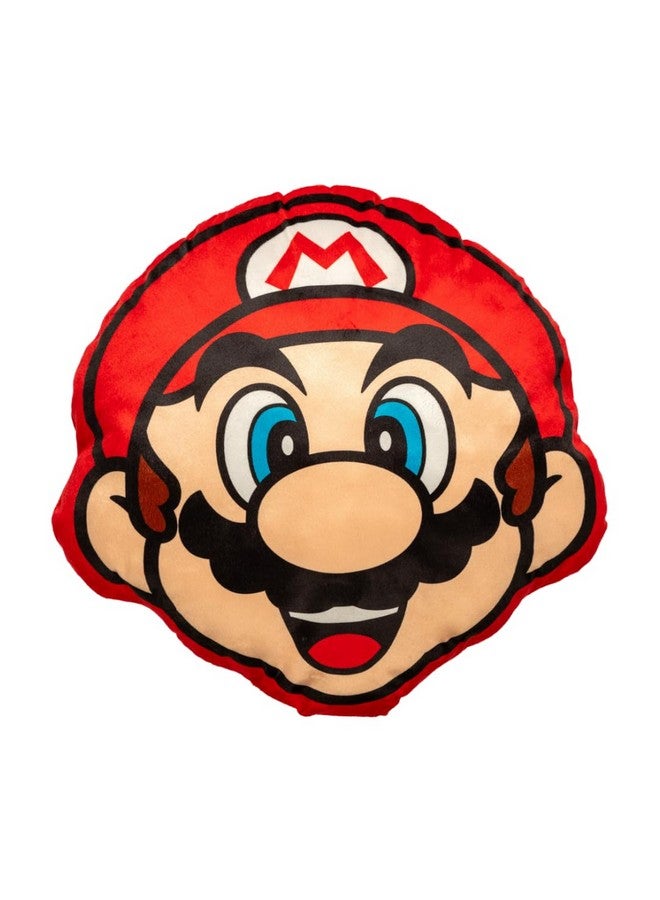 Franco Anime Gaming Bedding Soft Cozy Plush Decorative Pillow, One Size, Super Mario - Image 1