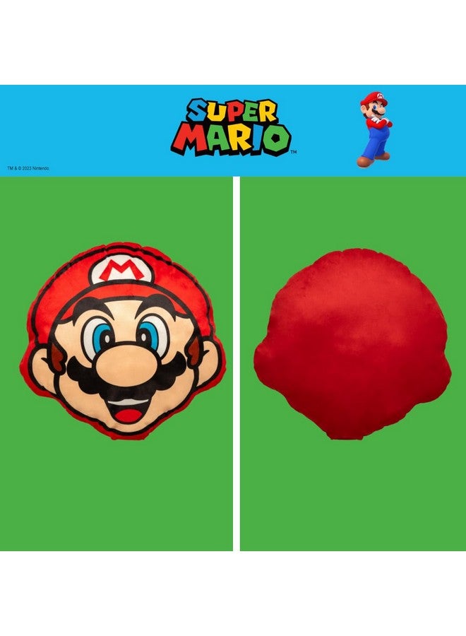 Franco Anime Gaming Bedding Soft Cozy Plush Decorative Pillow, One Size, Super Mario - Image 4