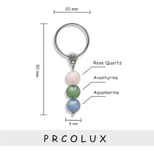 PRCOLUX Niece Gifts from Auntie - Natural Crystal Funny Keychain Niece Birthday Gifts Christmas Birthday Graduation Wedding Day Gift - Image 2