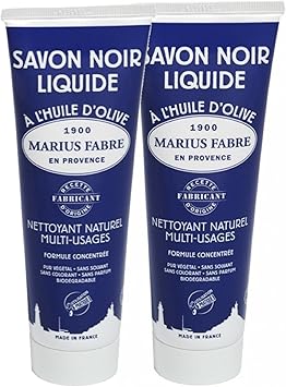 Marius Fabre Marius Fabre SAVON NOIR LIQUIDE lHUILE dOLIVE Nettoyant Naturel MultiUsages Lot de 2 Tubes de 250 ml  - Image 2