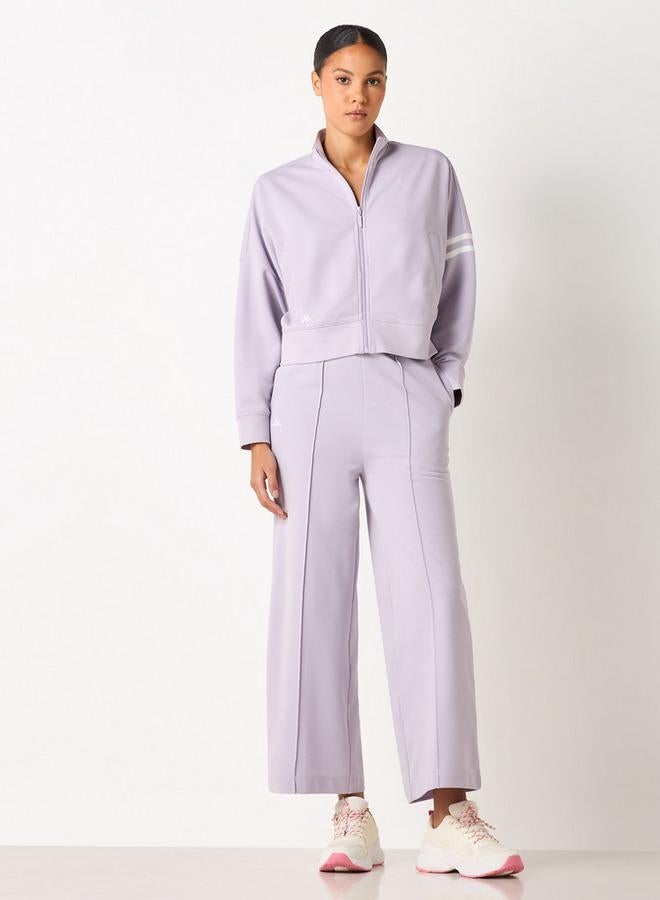 Kappa Striped Jacket with Zip Closure and Long Sleeves - Image 2