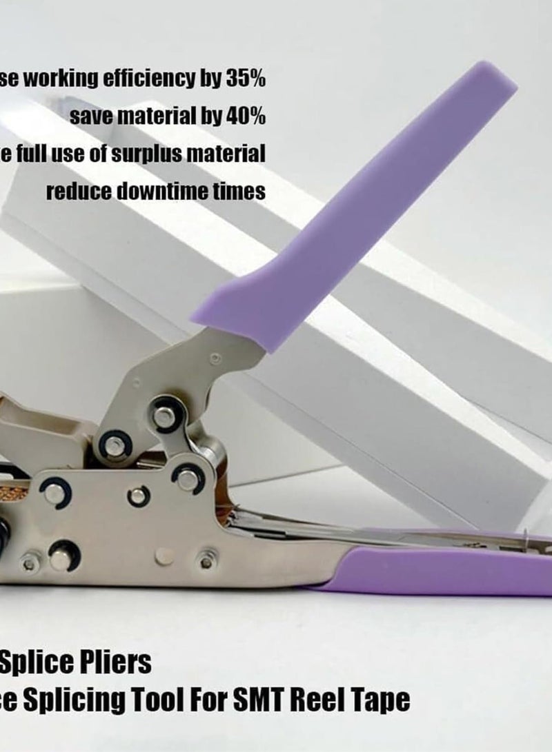 GGOOT Manual Splice Cutter Pliers, SMT Splice Pliers, Small Scissors Tools, Splicing Tool for SMT Reel Tape, Stainless Steel Hardware Tools for Crimping Splicing Shims and Brass Splice Clip  - Image 3