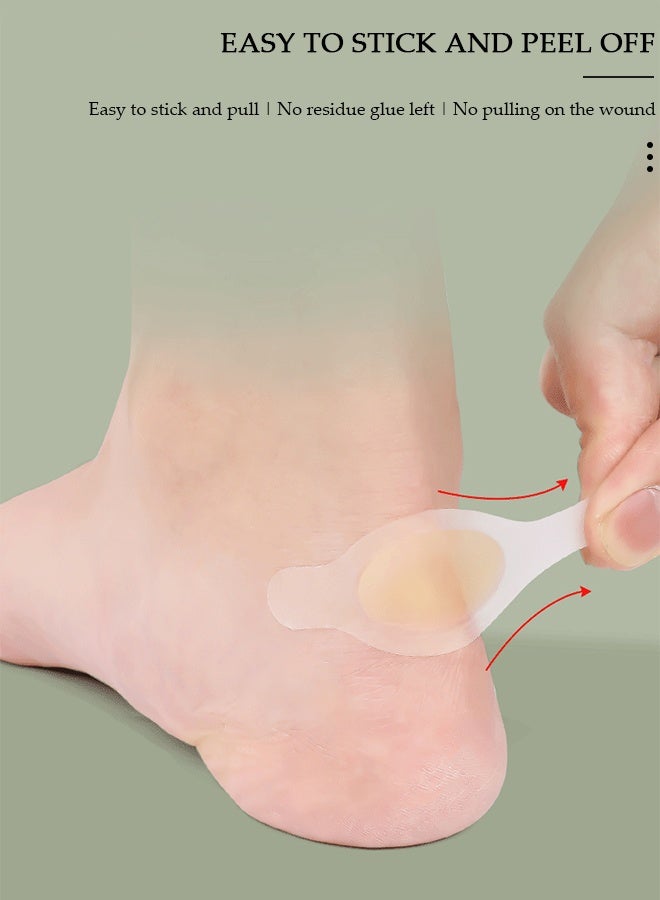 DUNISO 6 أزواج من وسادات حماية الكعب ذاتية اللصق من جل الفقاعات، ضمادات لصقات البثور، وسادات جل الفقاعات للوقاية من العلاج، رقعة حماية لجلد القدمين، كعب أصابع القدم للنساء والرجال - Image 5