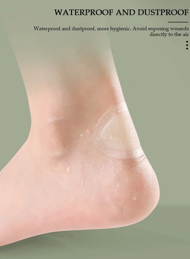 DUNISO 6 أزواج من وسادات حماية الكعب ذاتية اللصق من جل الفقاعات، ضمادات لصقات البثور، وسادات جل الفقاعات للوقاية من العلاج، رقعة حماية لجلد القدمين، كعب أصابع القدم للنساء والرجال - Image 3