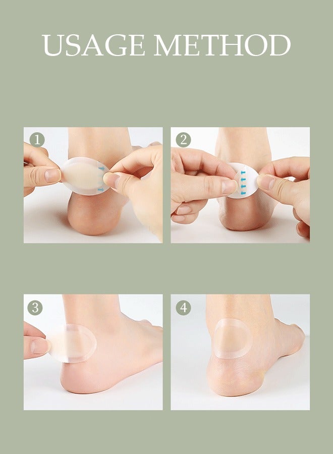 DUNISO 6 Pairs Heel Protector Pad Self-Adhesive Gel Blister Pads, Blister Plasters Bandages, Gel Blister Pads Prevention Treatment Patch Guard Skin Feet Toes Heel for Women and Men - Image 5