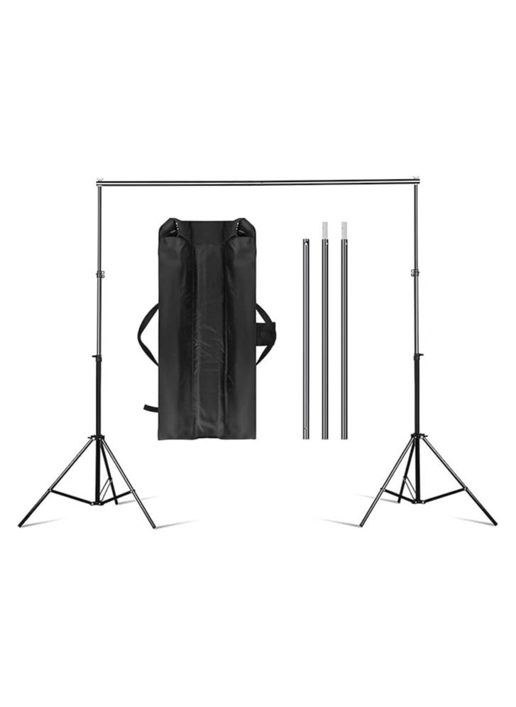 Cool Baby Style - Coolbaby Background Stand Backdrop Support System Kit 200cmx200 cm With Portable Carrying Bag For Video Portrait And Product Photography - Image 1