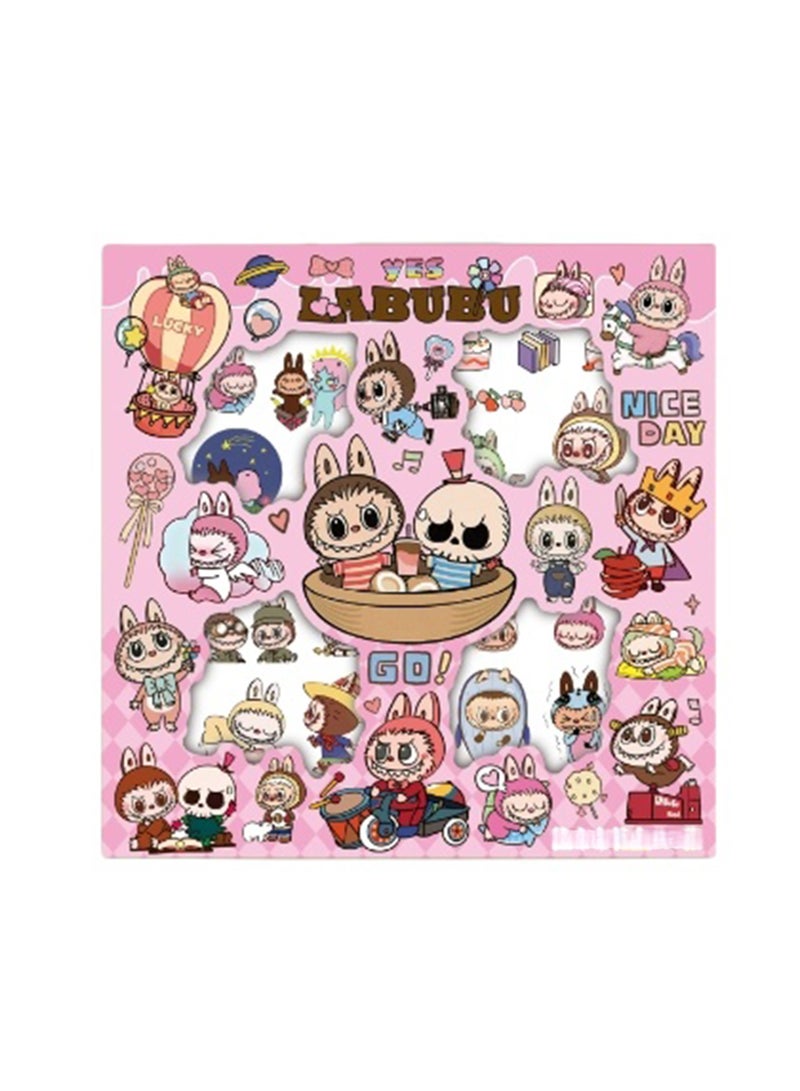 Eilimi Pack of 100 Stickers,Waterproof Stickers,Trendy Stickers,Aesthetic Stickers for Stickers,Laptop,Scrapbook,Water Bottle,Mobile Phone,etc - Image 1