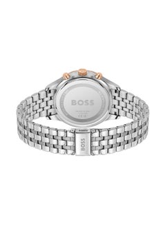 HUGO BOSS Round Chronograph Men's Blue Case Watch - 1514158  - Image 3