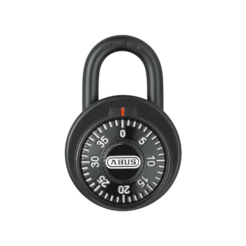 ABUS 78/50 KC 2-Inch Locker Dial Combination Padlock, Black - Image 1