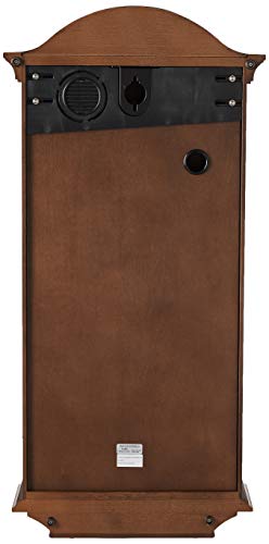 Seiko Gold Tone & Arched Wall Clock with Pendulum and Dual Chimes, 25 x 12.25 x 5 Inch - Image 3