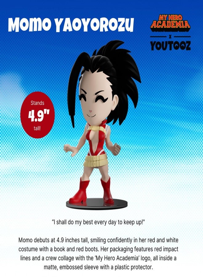 Youtooz Momo Yaoyorozu 4.9" Vinyl Figure - Momo Yaoyorozu Action Figure from My Hero Academia Anime Collection - Image 2