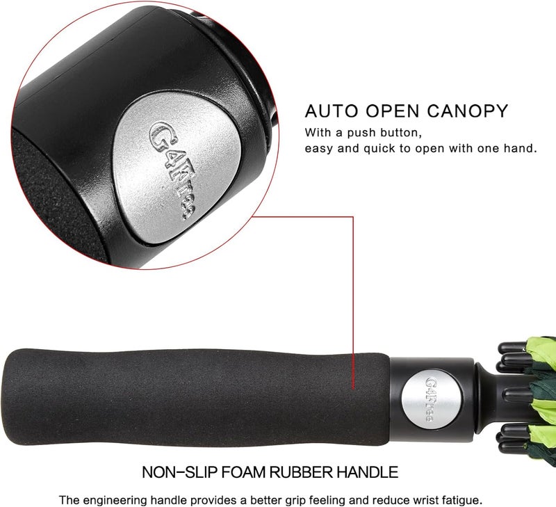 G4Free 47/54/62/68 Inch Golf Umbrella Auto Open Windproof Umbrella Double Canopy - Image 4
