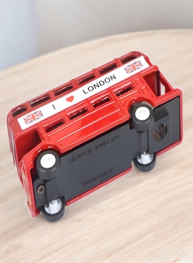 ascension London Double Decker Red Bus Miniature Decorative Showpiece for Home Office Living Room Study Table Desk Decoration Accessories British Collectible Souvenir Showpiece & Kids Gift Item - Image 5