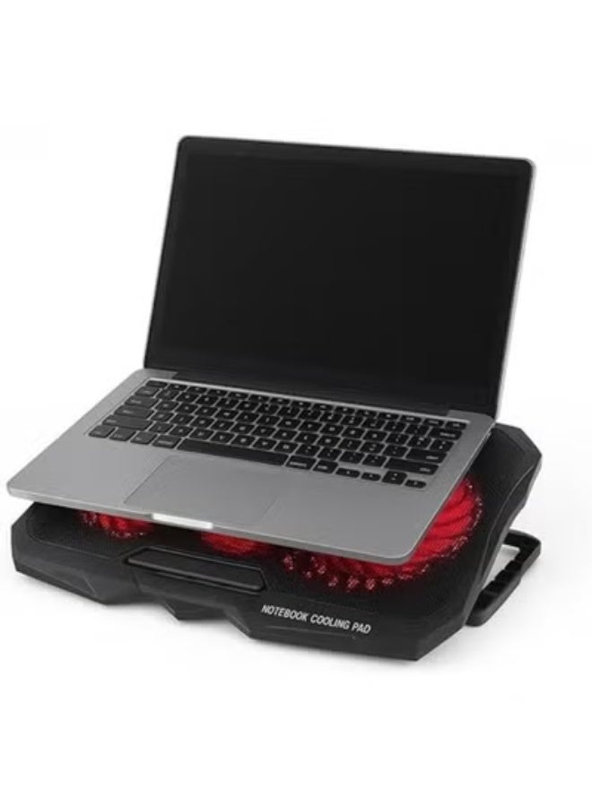 Laptop Cooling Pad with 4 Powerful Fans, RGB Lighting – USB Powered, Quiet & Efficient - Image 3