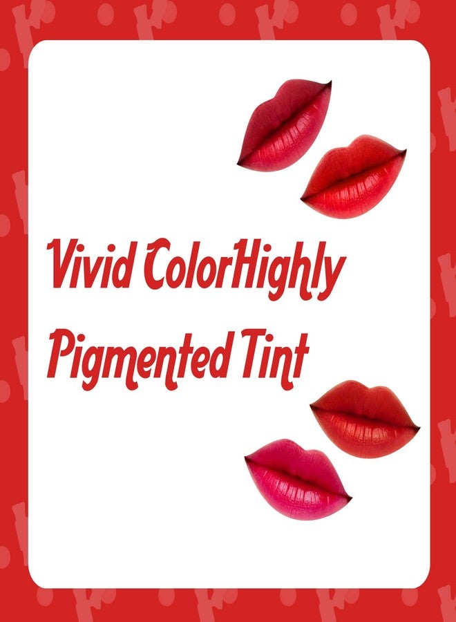 ذا سيم THESAEM Saemmul Water Candy Tint #2 Apple - صبغة شفاه عالية الصبغة تدوم طويلاً بألوان فاكهية زاهية - مقاومة للانتقال، خفيفة الوزن ومقاومة للتلطخ، 0.3 أونصة سائلة. - Image 4