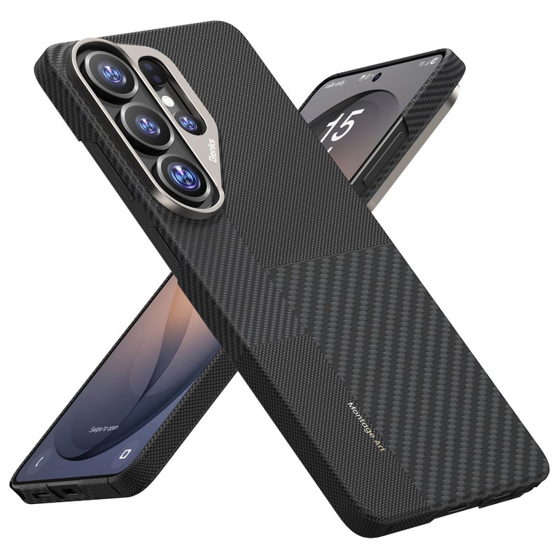 BENKS S26 Ultra Case, Montage ArmorAir Case for Samsung Galaxy S26 Ultra Compatible with Magsafe, Ultra Slim u0026 Lightweight Minimalist Case Built with Dupont Kevlar 600D u0026 1500D Fiber - Image 1