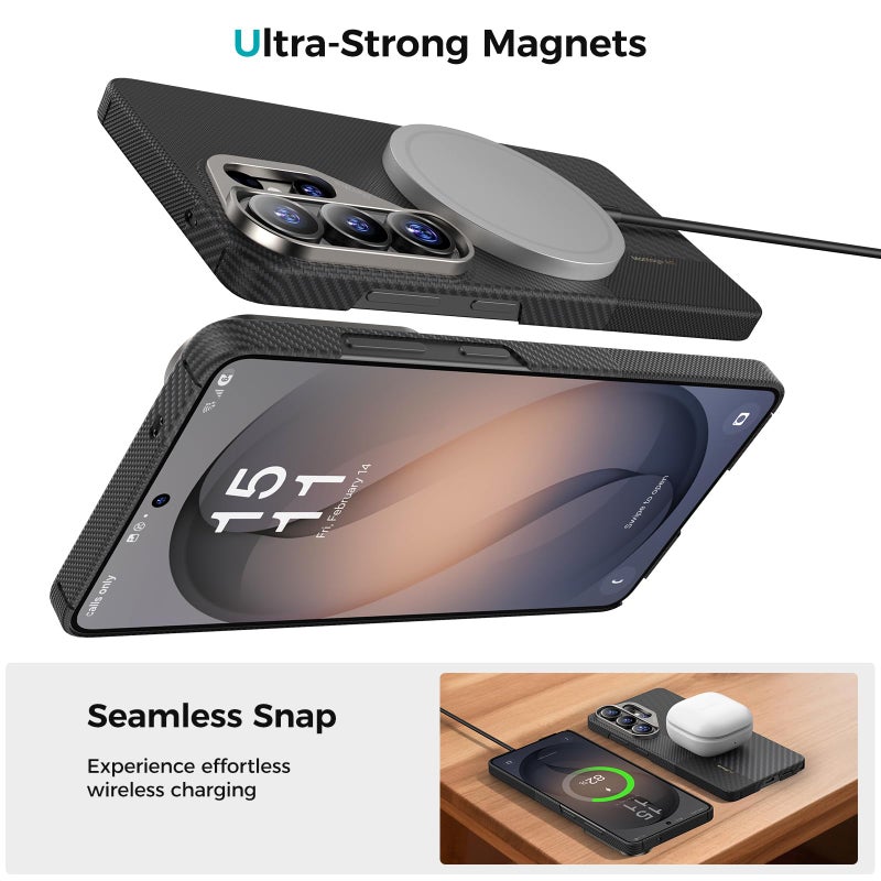 BENKS S26 Ultra Case, Montage ArmorAir Case for Samsung Galaxy S26 Ultra Compatible with Magsafe, Ultra Slim u0026 Lightweight Minimalist Case Built with Dupont Kevlar 600D u0026 1500D Fiber - Image 5