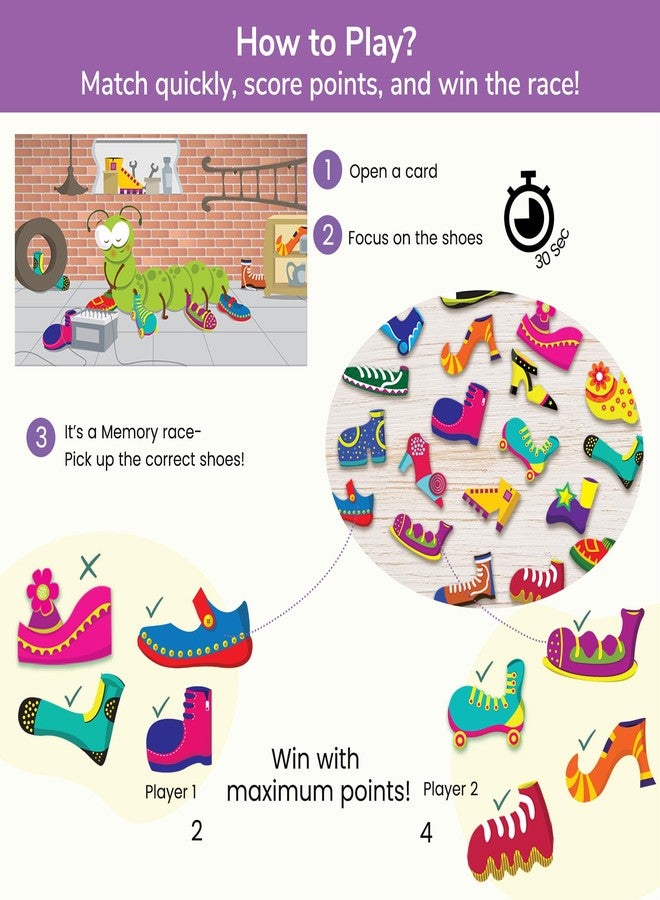 Chalk and Chuckles Caterpillar Clutter - Fun Memory and Matching Game for Kids Ages 3+ - Image 4