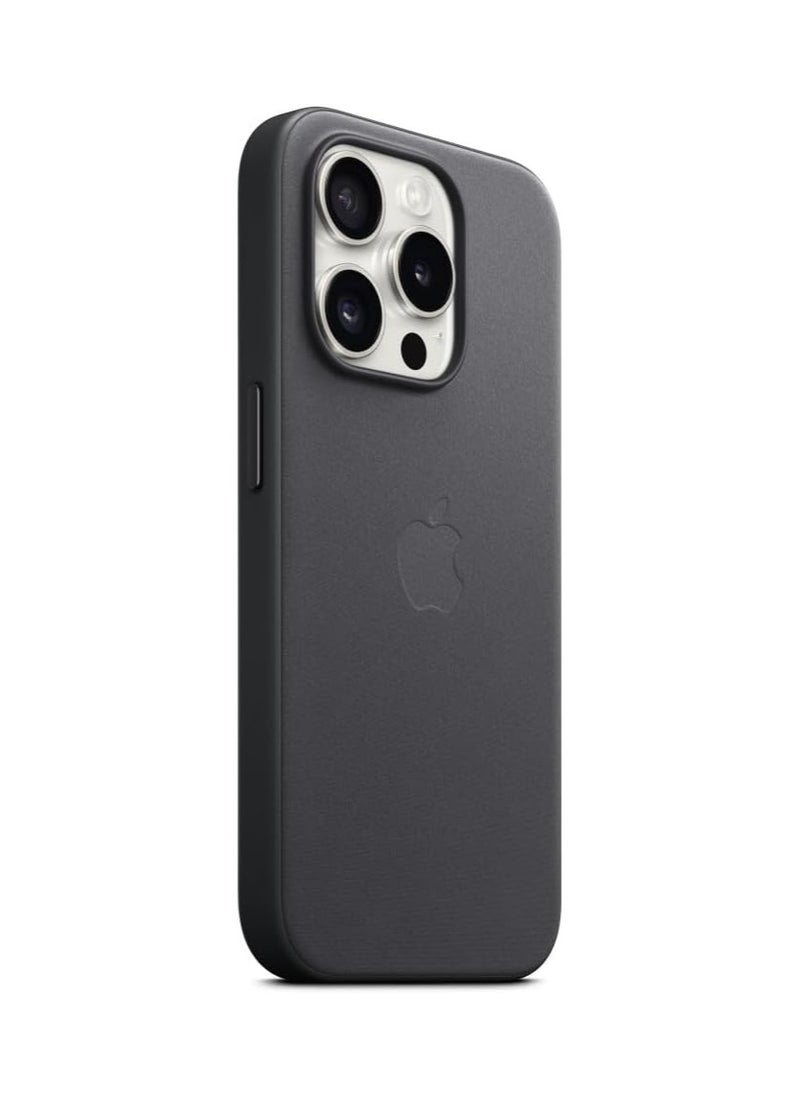 Techie - Apple iPhone 15 Pro Max FineWoven Case with MagSafe - Black - Image 1